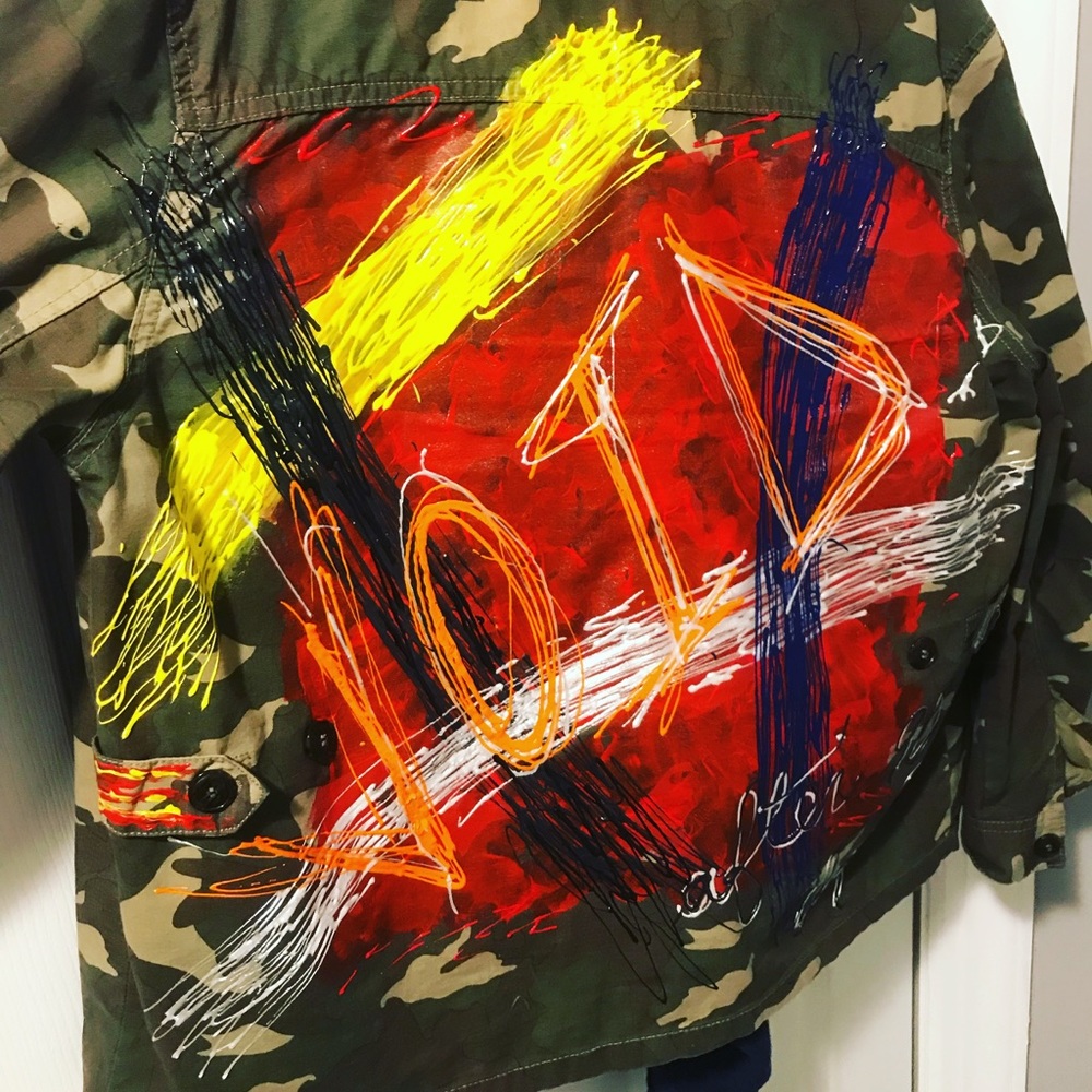 Custom 1 Of A Kind Void After 90 Days Camo Jacket - image 2
